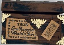 1915 San Francisco World's fair miniature chest box souvenir picture