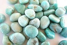 3X Russian Amazonite Tumbled Stone 25-30mm Reiki Healing Crystal Gambling Risks picture