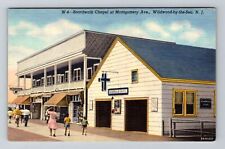 Wildwood By The Sea NJ-New Jersey, Boardwalk Chapel, Vintage Postcard picture