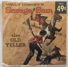 Walt Disney Big Record SAVAGE SAM & OLD YELLER Disneyland DBR-23 / Still Sealed picture