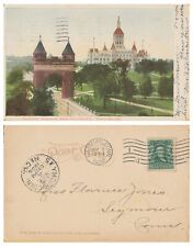 Hartford, Connecticut, Soldiers' Memorial Arch and Capitol - 1906 picture