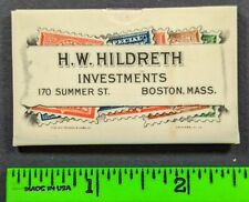 Vintage 1903 Hildreth Stamp Holder Celluloid Pocket Calendar picture