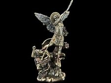 UNIQUE SCULPTURE OF ST. MICHAEL STANDING ON DEMON VERONESE (WU73529A4) picture
