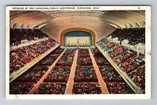 Cleveland OH-Ohio, Cleveland Public Auditorium, c1940 Antique Vintage Postcard picture