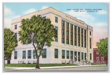 Postcard Post Office And Federal Building Fort Scott Kansas picture