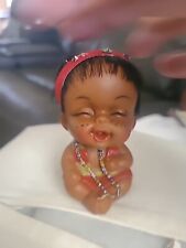 Vintage Native American Indian Baby Doll Beads,papoose Laughing 3 3/4 In picture