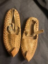 Macedonia Handmade Traditional Child's Leather Slavic Shoes picture