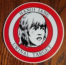 Hanoi Jane Fonda Urinal Target Vietnam War Veteran Vet Decal Sticker picture
