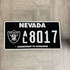 License Plate, Nevada, NFL Football, Las Vegas Raiders, AL (Al Davis) 8017 picture
