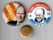 Group of 3 Different Gerald Ford Button from the 1976 Campaign  All Cellos picture