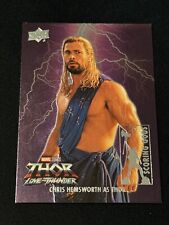 2023 UD Thor Love and Thunder Chris Hemsworth as Thor Scoring Gods Insert #SG-19 picture