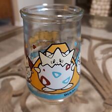 1999 Pokemon Togepi Collectible Welch's Glass Jelly Jar 9th in Series of 9 picture