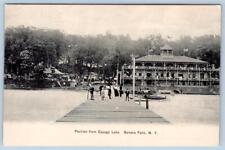 Pre-1907 SENECA FALLS NEW YORK NY PAVILION FROM CAYUGA LAKE ANTIQUE POSTCARD picture