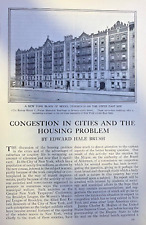 1911 Housing Problems in New York & Philadelphia Tenements Illustrated picture