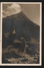 Postcard RPPC Photo Mountain Niesenbahn Niesen Bern Switzerland 1930 Incline picture