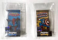 NYCC 2019 FiGPiN Mini Marvel Captain America Spider-man set m20 m21 Rare picture