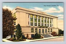 Lansford PA-Pennsylvania, High School, Antique Vintage Souvenir Postcard picture
