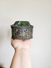Antique Late 18th Century Georgian Lead Tobacco Box Jar Caddy picture