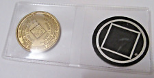 Narcotics Anonymous NA 32 Year Clean Bronze Medallion Recovery Chip Token  picture