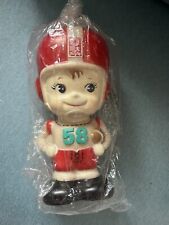 Vintage 1976 TATUNG Boy Tatung Baby Mascot Football Rugby Player Coin Bank #58 picture