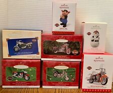 Hallmark Ornament 2000-2017 FLH Electra Glide Harley-Davidson Motorcycle LOT 7 picture