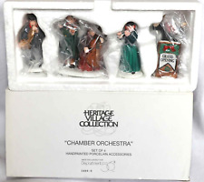 DEPT 56 CHAMBER ORCHESTRA 5884-0 SET OF 4  SNOW VILLAGE CHRISTMAS picture