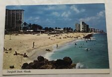 Shore Line Of Deerfield Beach, Florida. Postcard (N2) picture
