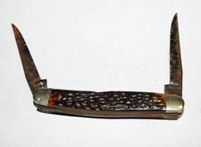 Vintage Kutmaster 2 Blade Muskrat Pocket Knife Utica NY - Surface Rust picture