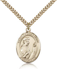 Saint Thomas More Medal For Men - Gold Filled Necklace On 24 Chain - 30 Day ... picture