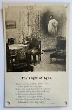 Antique Bamforth Poem Postcard Photograph Life Model Series The Flight Of Ages picture