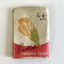 Vintage cosmetic blotting powdered paper Budlet papier poudre, 1920s-40s vanity picture