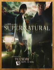 2005 Supernatural TV Series Vintage Print Ad/Poster Authentic WB Show Promo Art picture