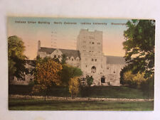 Postcard Indiana Bloomington IN University North Entrance Hand Color  Posted picture