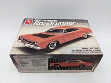 Vintage 1989 AMT 1968 Plymouth Roadrunner Hardtop 1:25 Model Kit 7515 OPEN BOX picture