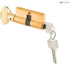 Solid Brass Key Cylinder with Thumbturn - Corrosion Resistant - Easy Install picture