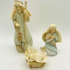 Foundations Enesco Nativity 3 Pc Holy Family Figurine Christmas New 4014387 2008 picture
