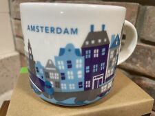 New RARE US Seller Starbucks Amsterdam You Are here 14oz Coffee Mug Cup YAH picture