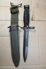 Original US Military Issue Vietnam Era Colt USM7 Bayonet Knife with Scabbard J9 picture