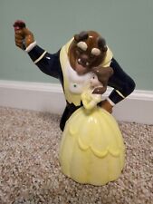 Vintage 1990'S Disney Store Dancing Beauty And The Beast Teapot Figurine Belle picture