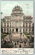 c1900s Boston City Hall Antique Undivided Back Vintage Postcard picture