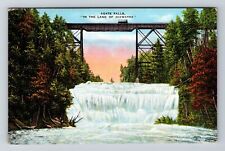 IL-Illinois, Agate Falls, In the Land Hiawatha, Vintage Postcard picture
