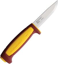Mora Basic 511 Fixed Blade Knife Dala Red/Yellow Polypropylene Handle FT27416 picture