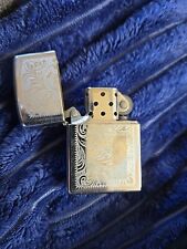Engraved Etched Zippo Flip Lighter  picture