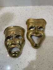 Vintage Brass Theatre Masks Comedy/tragedy picture