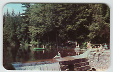 Postcard Lake and Waterfalls at Pinehurst Resort Canadensis, PA picture