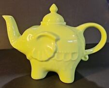 Elephant Teapot Pastel Green  Cordon Bleu BIA Porcelain Boho Anthropomorphic  picture