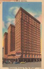 Postcard Rice Hotel Houston Texas TX 1000 Modern Rooms Linen picture