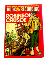 ROBINSON CRUSOE - Peter Pan Book and Record Set - PR-41 with Record - 1981 picture