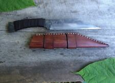 Viking runed seax Handmade Long seax knife, hand forged Viking knife,fixed blade picture