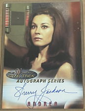 The women of Star Trek in Motion Sherry Jackson as Andrea Autograph Card A2 picture